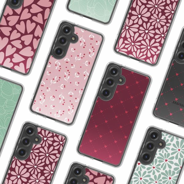 imoshion Design Hülle Samsung Galaxy S25 - Berries Blush