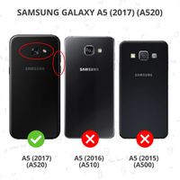 Accezz Flip Case Samsung Galaxy A5 (2017) - Schwarz