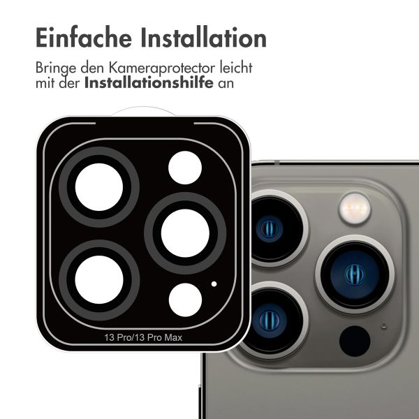 imoshion ﻿2er-Pack Objektivschutz für Kamera für das Apple iPhone 13 Pro / 13 Pro Max - Schwarz