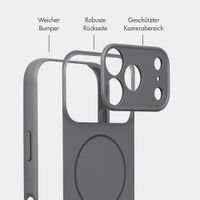 Accezz Grip Backcover mit MagSafe Apple iPhone 18 Pro Max / 17 Pro Max - Grau