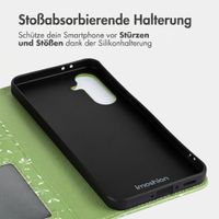 imoshion Design Klapphülle Samsung Galaxy A26 - Green Flowers