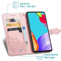 imoshion Mandala Klapphülle Samsung Galaxy A52(s) (5G/4G) - Rosé gold