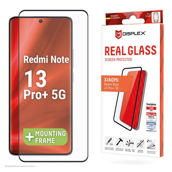 Displex Bildschirmschutzfolie Real Glass für das Xiaomi Redmi Note 13 Pro Plus (5G)