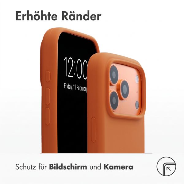 Accezz Liquid Silikoncase mit MagSafe Apple iPhone 18 Pro / 17 Pro - Orange