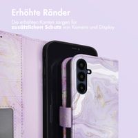 imoshion Design Klapphülle für das Samsung Galaxy A35 - Purple Marble