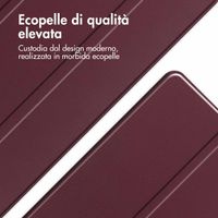imoshion Trifold Klapphülle Apple iPad 9 (2021) 10.2 Zoll / iPad 8 (2020) 10.2 Zoll / iPad 7 (2019) 10.2 Zoll - Bordeaux