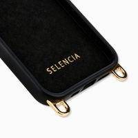 Selencia Rivièra Backcover mit MagSafe mit abnehmbaren Haken iPhone 12 / 12 Pro - Velvet Black