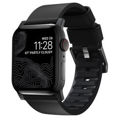 Nomad Active Pro Band für die Apple Watch Series 1 bis 10 / SE / Ultra (2) (44/45/46/49 mm) - Schwarz/Schwarz