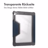 Accezz Rugged Trifold Klapphülle Apple iPad 6 (2018) 9.7 Zoll / iPad 5 (2017) 9.7 Zoll / Air 2 (2014)/Air 1 (2013) - Dunkelblau