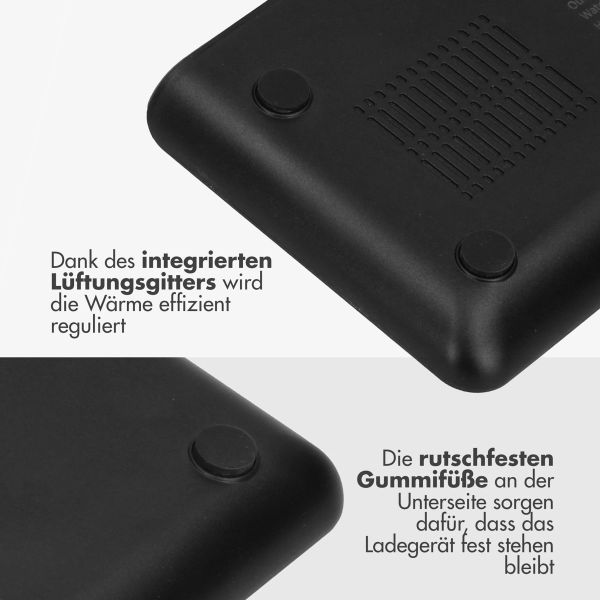 imoshion ﻿Faltbare Ladestation – Induktionsladegerät 3-in-1 – 15 Watt – Schwarz