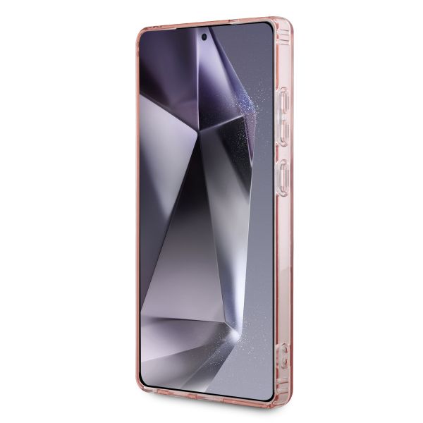 Guess MagSafe IML Strass Hülle Samsung Galaxy S25 Ultra - Rosa