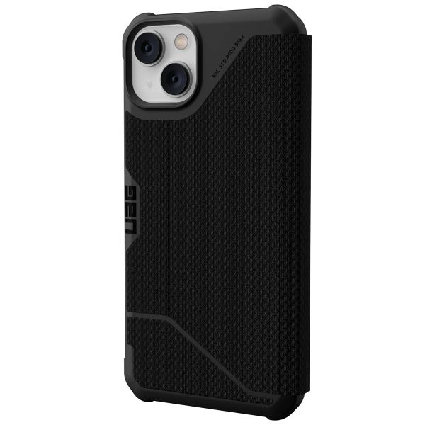 UAG Metropolis Klapphülle für das iPhone 14 Plus - Kevlar Black