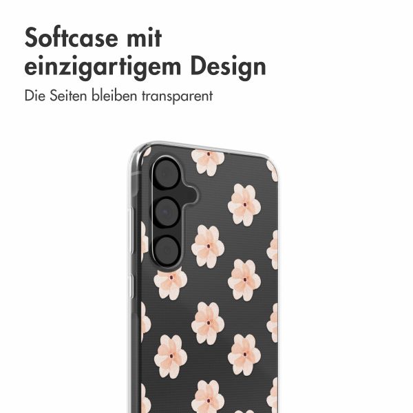 imoshion Design Hülle Samsung Galaxy A55 - Floral Peach