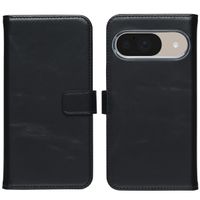 Selencia Echtleder Klapphülle Google Pixel 10 / 10 Pro - Schwarz