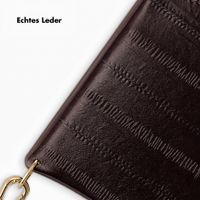Selencia Nova Echtleder Backcover mit Kartenhalter Samsung Galaxy S26 - Dark Chocolate