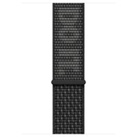 Apple Nike Sport Loop Band für das Apple Watch Series 1-10 / SE / Ultra (2) - 42/44/45/46/49 mm - Black / Summit White