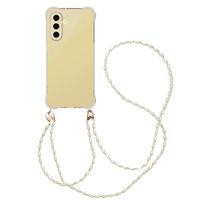 imoshion Handykette mit Perlen + ﻿Handgelenkschlaufe Samsung Galaxy A26 - Transparent