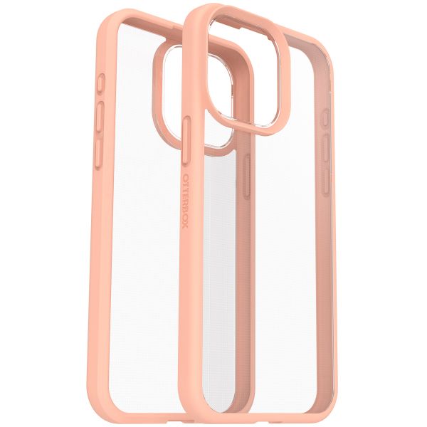 OtterBox React Backcover für das iPhone 15 Pro Max - Transparent / Peach