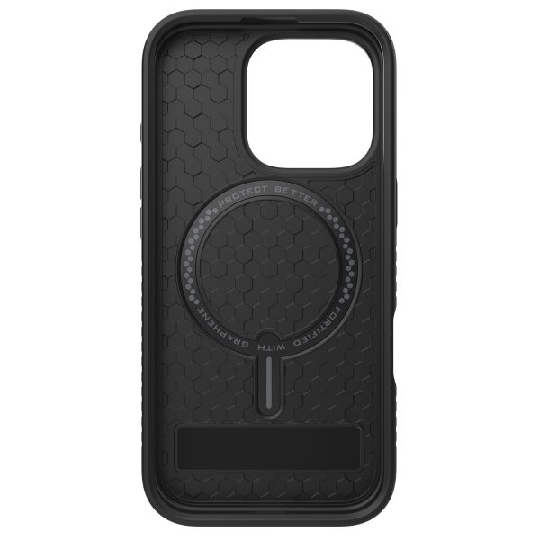 ZAGG Denali Snap KickStand Case mit MagSafe für das iPhone 16 Pro - Schwarz