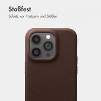 imoshion Texture Backcover Apple iPhone 14 Pro - Dunkelbraun