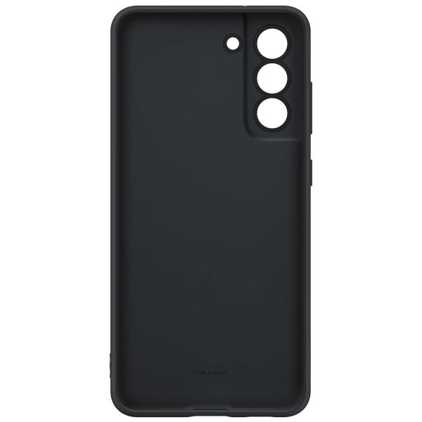 Samsung Original Silikon Cover für das Galaxy S21 FE - Dark Gray