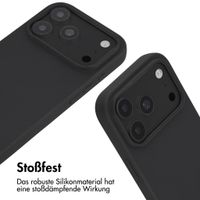 imoshion SilikonHülle mit Band Apple iPhone 18 Pro / 17 Pro - Schwarz