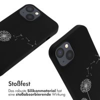 imoshion Silikonhülle design mit Band für das iPhone 13 - Dandelion Black