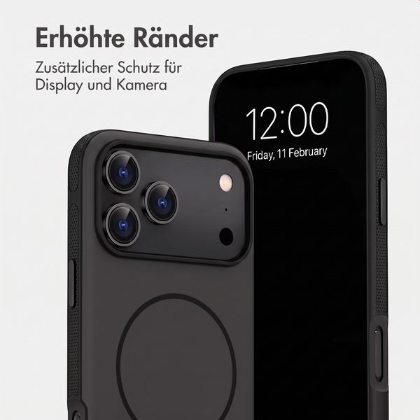 imoshion Color Backcover mit Thin MagSafe Ring Apple iPhone 18 Pro Max / 17 Pro Max - Schwarz