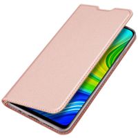 Dux Ducis Slim TPU Klapphülle Roségold für das Xiaomi Redmi Note 9