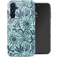 Selencia Vivid Tough Back Cover für das Samsung Galaxy A16 - Tropical Vibes Light Blue