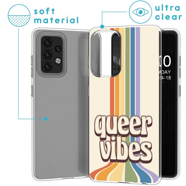 imoshion Design Hülle für das Samsung Galaxy A52(s) (5G/4G) - Rainbow Queer vibes