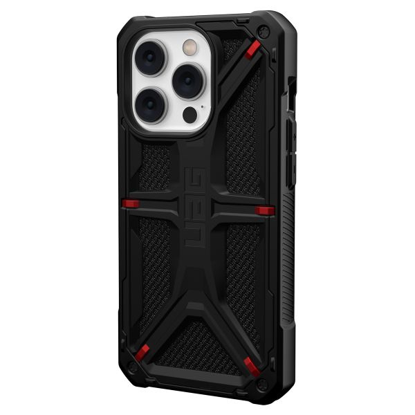 UAG Monarch Backcover für das iPhone 14 Pro - Kevlar Black