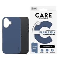 CARE by PanzerGlass Fashion Back Cover MagSafe für das iPhone 16 - Blau