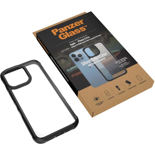 PanzerGlass SilverBullet ClearCase für das Apple iPhone 13 Pro - Schwarz