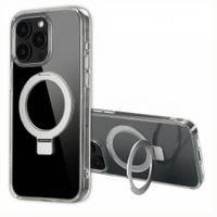 Accezz Ring Stand Backcover mit MagSafe Apple iPhone 15 Pro Max - Transparent