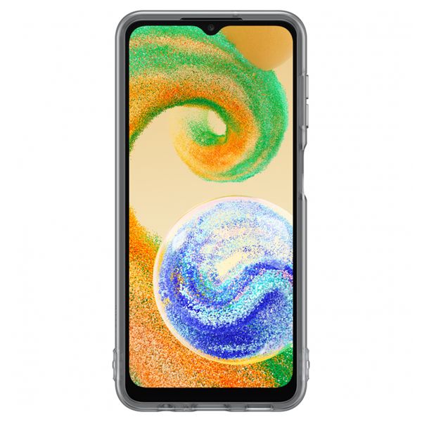 Samsung Original Silicone Clear Cover für das Galaxy A04S - Black