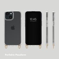 Selencia Backcover mit abnehmbaren Haken Apple iPhone 15 - Transparent