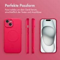 imoshion Color Back Cover mit MagSafe Apple iPhone 15 - Neon Pink