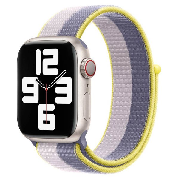 Apple Sport Loop Armband für die Apple Watch Series 1 bis 10 / SE / Ultra (2) (44/45/46/49 mm) - Lavender Gray/Light Lilac