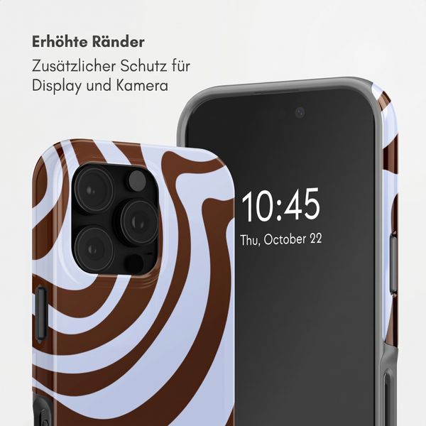Selencia Vivid Rückabdeckung mit MagSafe Apple iPhone 16 Pro Max - Dream Swirl Chocolate