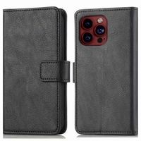 imoshion Luxuriöse Klapphülle Apple iPhone 15 Pro Max - Schwarz