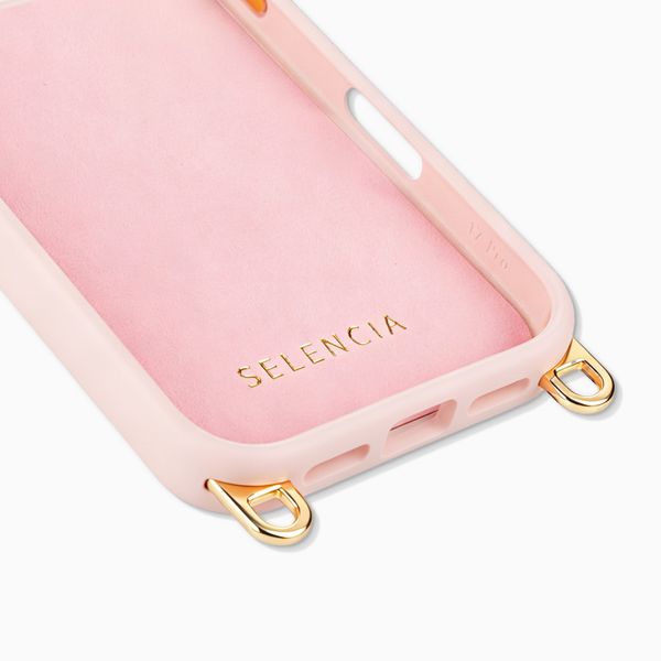 Selencia Rivièra Backcover mit MagSafe mit abnehmbaren Haken Apple iPhone 17 Pro - Sorbet Pink