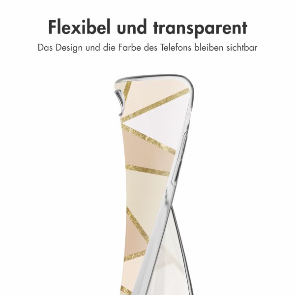 imoshion  Design Hülle für das iPhone SE (2022 / 2020) / 8 / 7 - Graphic Beige