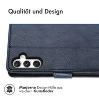 imoshion Luxuriöse Klapphülle Samsung Galaxy A25 (5G) - Dunkelblau