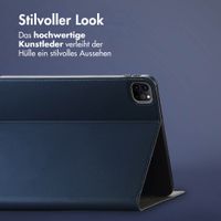 Accezz Classic Klapphülle Apple iPad Pro 11 (2022 / 2021 / 2020 / 2018) - Dunkelblau