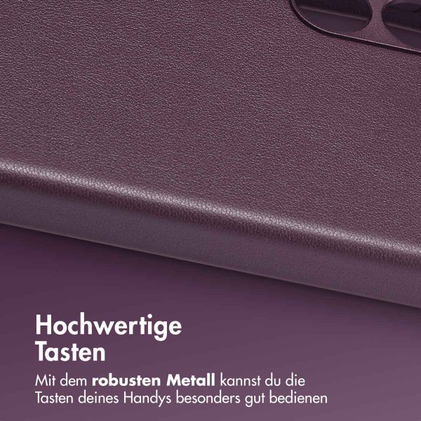 Accezz MagSafe Leather Backcover Samsung Galaxy S24 - Heath Purple
