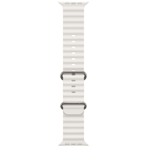 Apple Ocean Armband für die Apple Watch Series 1-10 / SE / Ultra (2) - 42/44/45/46/49 mm - Weiß