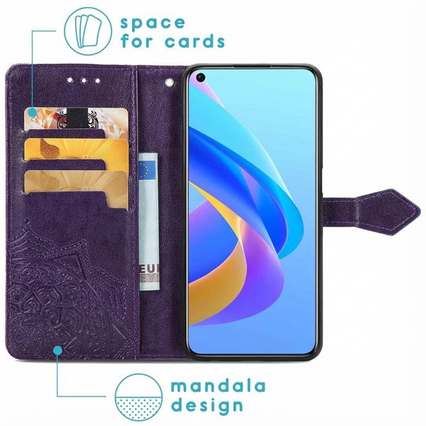 imoshion Mandala Klapphülle Oppo A76 (4G) - Violett