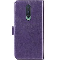 Kleeblumen Klapphülle Violett OnePlus 8