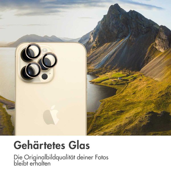 imoshion ﻿2er-Pack Objektivschutz für Kamera für das Apple iPhone 14 Pro / 14 Pro Max - Gold